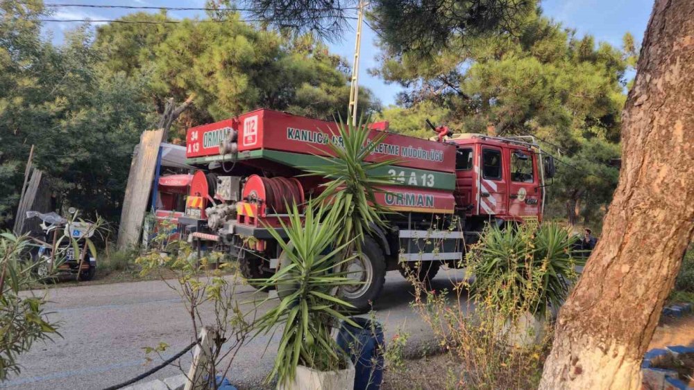 Tarihi Heybeliada Sanatoryumu’nda korkutan yangın