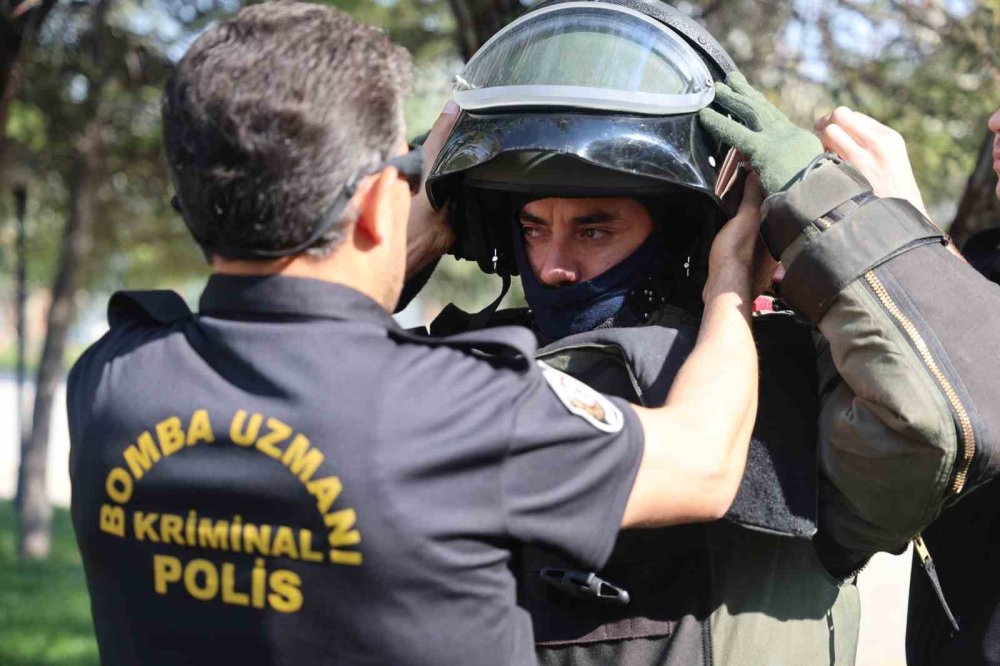 Konya'da şüpheli paketlere yerli ve milli teknolojilerle müdahale