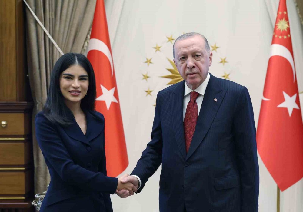 Cumhurbaşkanı Erdoğan, Mirziyoyeva’yı kabul etti