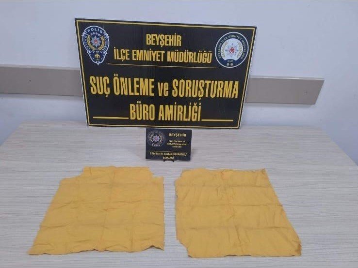 Konya’da uyuşturucu operasyonu: Kilolarca esrar ve bonzai ele geçirildi