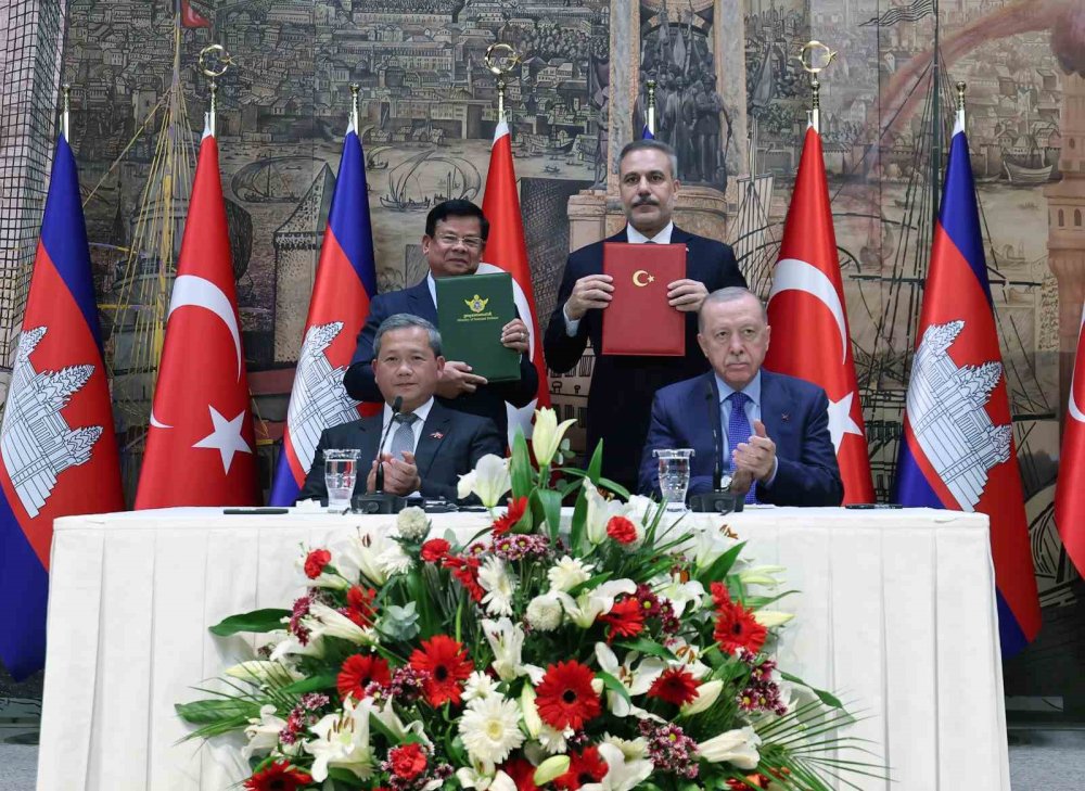 Cumhurbaşkanı Erdoğan Kamboçya ile ticaret hedefi açıklaması