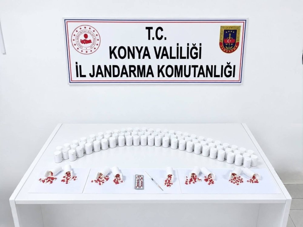 Konya’da 26 uyuşturucu operasyonu! Binlerce sentetik hap ele geçirildi