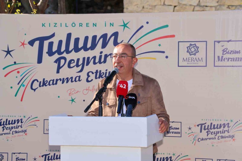 Meram’da Asırlık Gelenek: 10 Ton Tulum Peyniri Dualarla Mağaradan Çıkarıldı