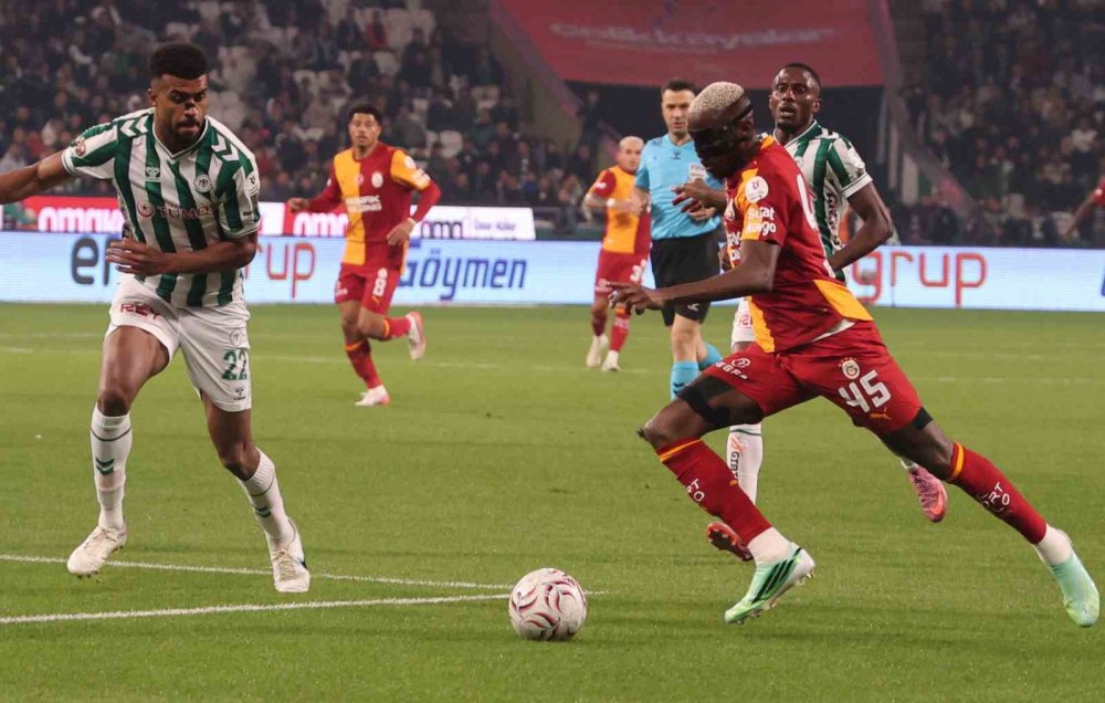 Konyaspor Evinde Yaralandı: Galatasaray Konya’dan 4 Golle Döndü
