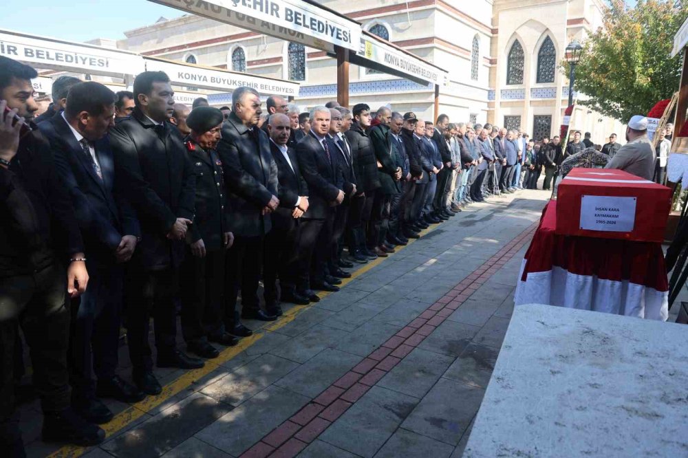 Muratpaşa Kaymakamı İhsan Kara Konya'da Son Yolculuğuna Uğurlandı