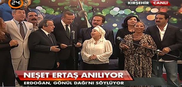 Başbakan Erdoğan Gönül Dağını söyledi