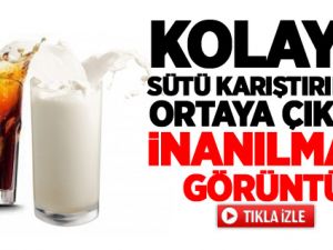 Kolayla sütü karıştırınca ne olur - ilginç