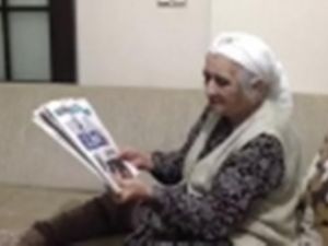 Yanlışlıkla Zaman Gazetesi okuyan teyze