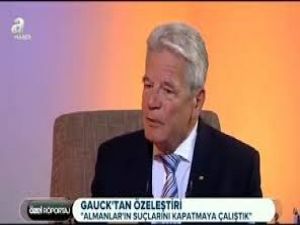 Almanya Cumhurbaşkanı: "STK'lar beni yanlış yönlendirdi."