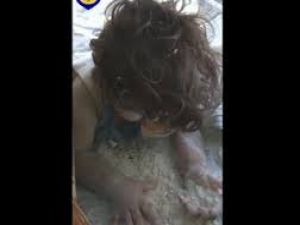Enkaz altındaki Filistinli bebeğin Yarabbi feryadı