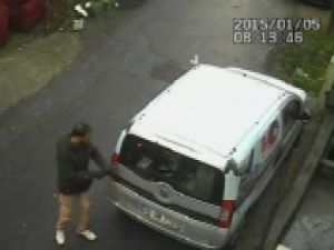 Sokak ortasında gündüz vakti hırsızlık