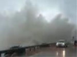 Sürücülerin dalgalarla imtihanı