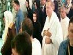 Erdoğan sa'y yaparken görüntülendi