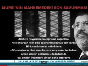 Mursi'nin son savunması