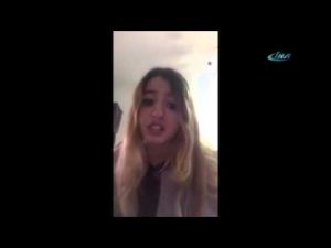 AK PARTİLİ GENÇ KIZIN HDP İSYANI