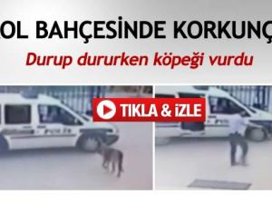 Komiser Yardımıcısı Karakol Bahçesinde Köpeği Vurdu