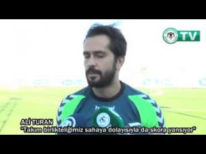 Ali Turan: Taraftarımıza teşekkür ediyorum