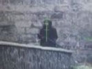 İşte teröristin vurulma anı