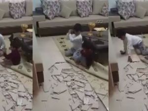 Evin altını üstüne getirdiler