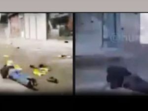 Ölü taklidi yapan HDP'liler