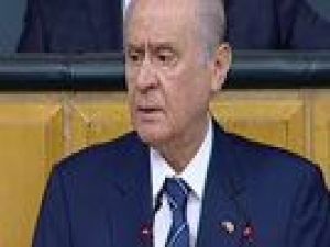 Devlet Bahçeli konuşurken prompter kapandı