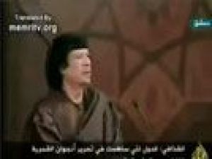 Kaddafi'nin Irak'ın işgali sonrası yaptığı efsane konuşma