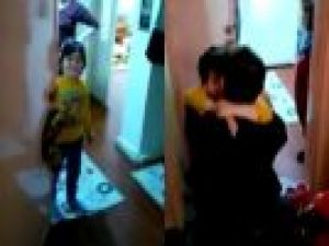 Özel harekat polisi babayla duygulandıran buluşma