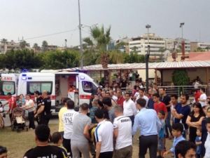 Paraşütçü yere çakıldı