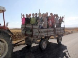 Römorkla öğrenci taşımacılığı