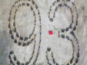 3. Havalimanı'nda ilginç Cumhuriyet Bayramı kutlaması