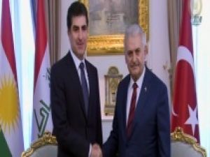 Başbakan Yıldırım Neçirvan Barzani ile bir araya geldi