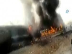 İran’da iki yolcu treni kafaya çarpıştı