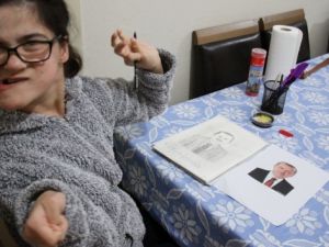 Cumhurbaşkanıyla konuşan engelli Gülşah mutluluktan havalara uçuyor