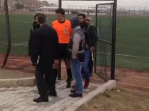 Hakeme maçta FETÖ'den gözaltı