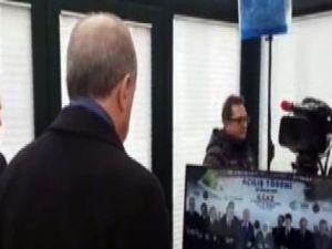 Cumhurbaşkanın Erdoğan, Ilgaz Tüneli açılışını böyle izledi