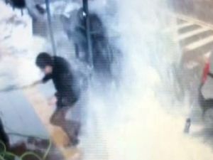 Filmleri aratmayan sahne! İnanılmaz kurtuluş