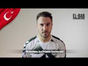 Konyasporlu futbolculardan El Bab şehitlerine...