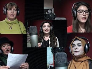 İzmirli kadınlar evet için şarkı yaptı