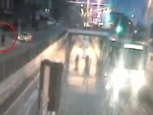 İstanbul'da hafriyat kamyonu dehşeti kamerada