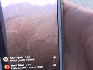 Şehitlerin canlı yayın yaptıkları ortaya çıktı