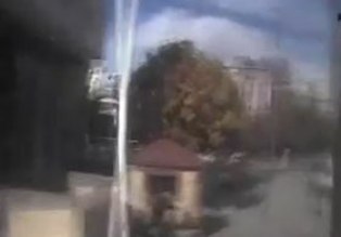 Deprem anı mobese kameralarında