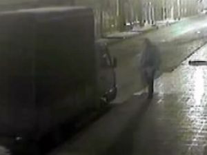 Bir dakikada kamyon çaldı