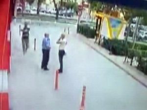 Polisin şehit olma anı kamerada