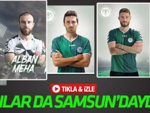 Kaya, Douglas, Bajic, Vukovic, Meha kalpleryle Samsun'daydı
