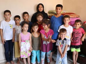 Savaştan kaçan Şeyme, 16 çocukla tek odalı evde kalıyor