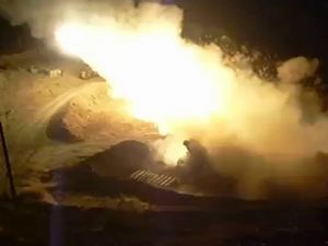 YPG hedefleri roketatarlarla vuruldu