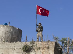 Burseya Dağı'na Türk Bayrağı Dikildi