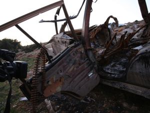 Afrin'de intihar saldırısı girişimi tank atışıyla engellendi