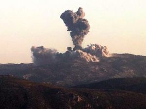 Afrin'de terör mevzileri bombalandı