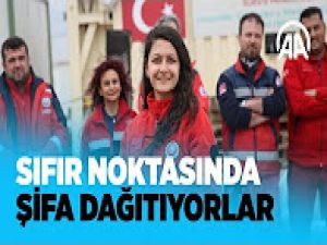 Sınırın sıfır noktasında şifa dağıtıyorlar